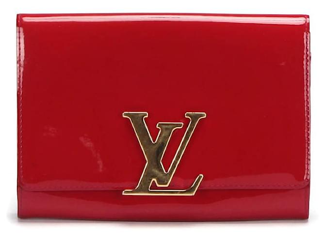 Louis Vuitton Clutch „Louise“ aus Vernis Leder  ref.1398350