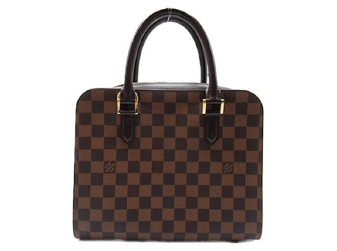 Louis Vuitton Triana Canvas Handbag N51155 in Excellent condition Cloth  ref.1398382