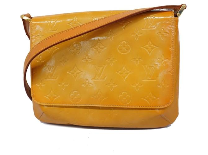 Louis Vuitton Thompson Street Beige Charol  ref.1398405