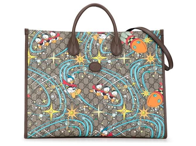 Gucci Disney X Gucci Mehrfarben Leinwand  ref.1398441