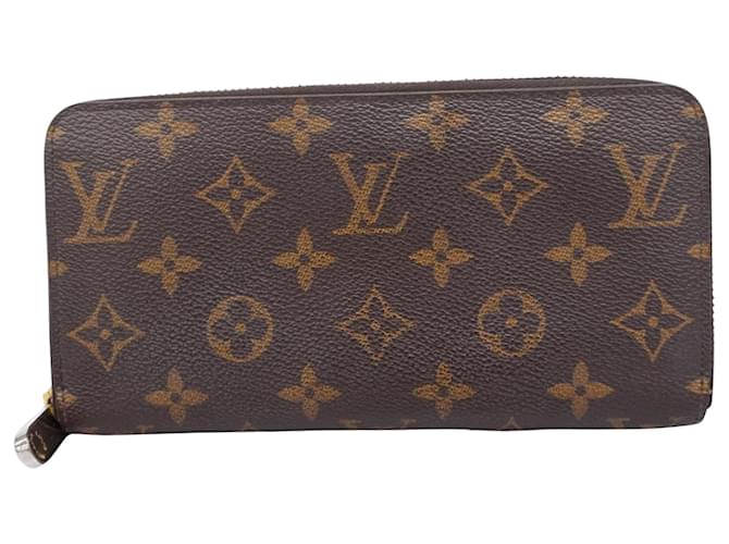 Louis Vuitton Zippy wallet Brown Cloth  ref.1398448