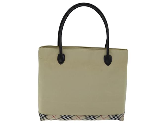 Burberry Nova Check Beige Sintetico  ref.1398474