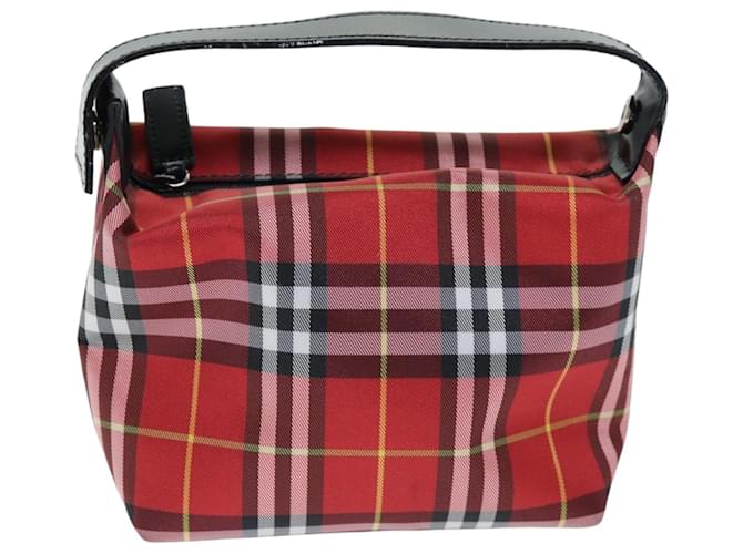 Burberry Nova Check Red Synthetic  ref.1398476