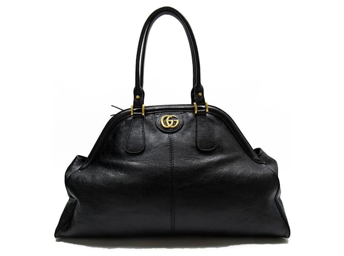 Gucci Re(bella) Negro Cuero  ref.1398524