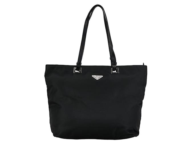 Tote Prada Tessuto Schwarz Synthetisch  ref.1398538