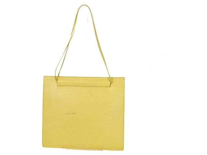 Louis Vuitton Croisette Yellow Leather  ref.1398546