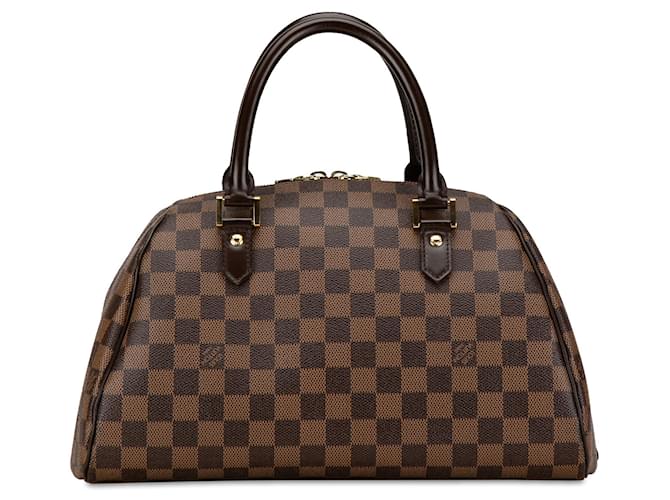 Louis Vuitton Brown Damier Ebene Ribera MM Castaño Lienzo  ref.1398558