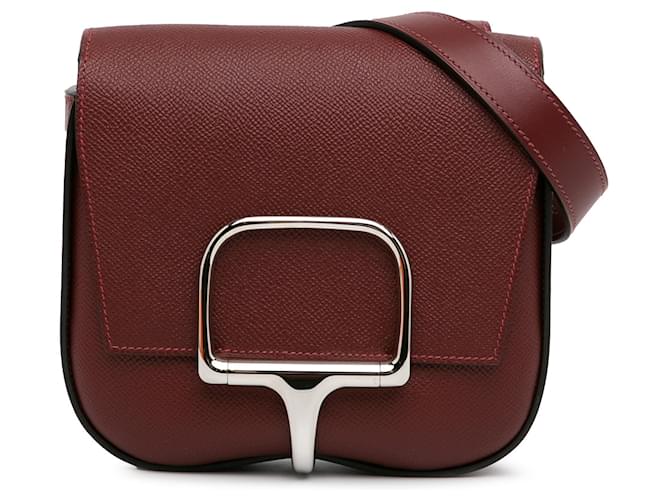 Hermès Red Mini Epsom Della Cavalleria Leather Pony-style calfskin  ref.1398573