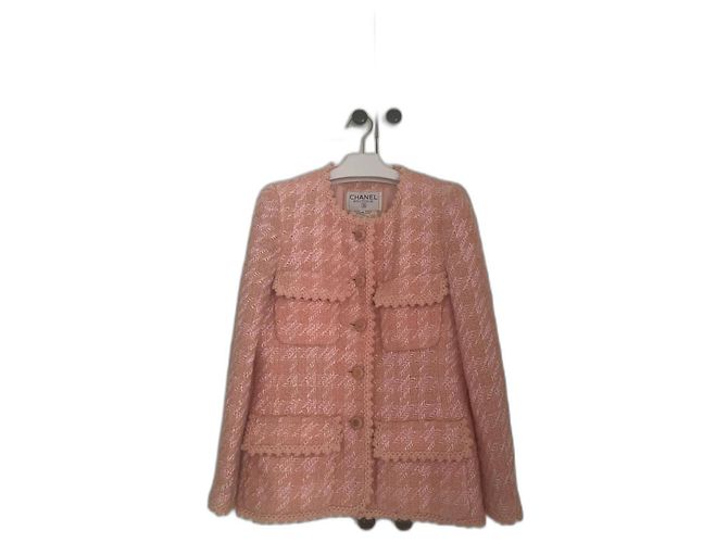 Cambon Chanel 1993 runway Pink Jacket