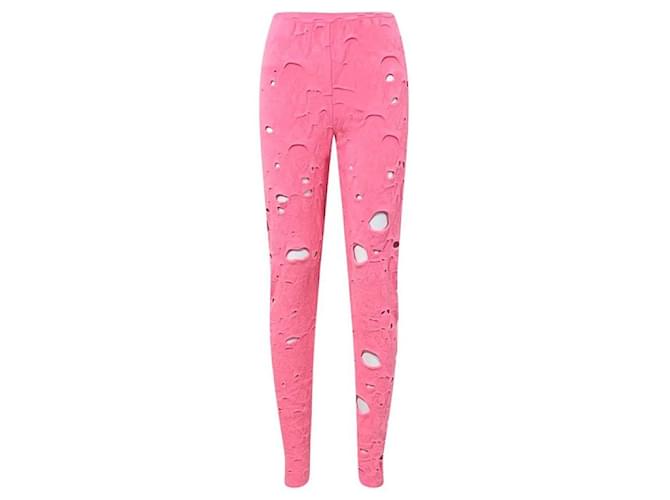 Chanel Neue Icon Supermarkt Laufsteg Leggings Pink Kaschmir  ref.1398651