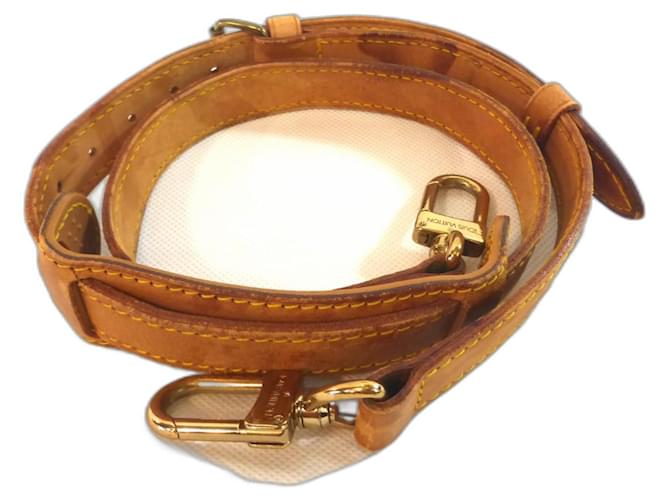 Louis Vuitton Shoulder strap for Keepall 45 monogram Beige Leather  ref.1398653