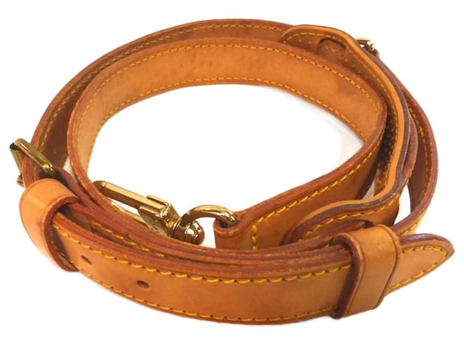 Louis Vuitton Shoulder strap for Keepall 60 monogram Beige Leather  ref.1398658