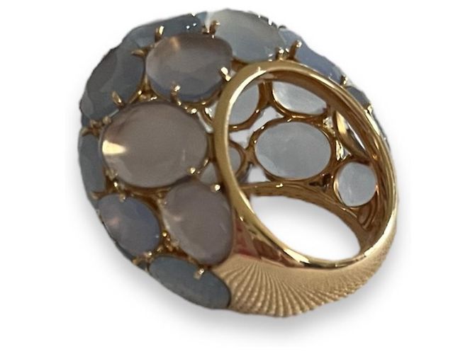 Anillo Pomellato Capri. Gold hardware