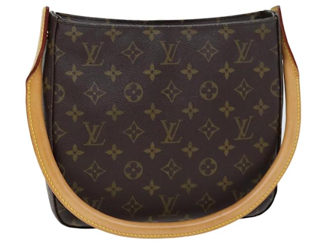 Bolsa de ombro LOUIS VUITTON Monograma Looping MM M51146 LV Auth am6277 Lona  ref.1398685