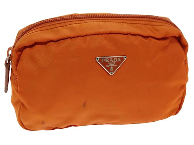 PRADA Nylon Orange Authentifié 75570  ref.1398729