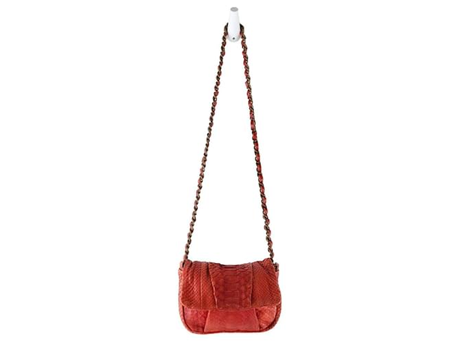 Antik Batik Mini Bolsa Vermelho Couros exóticos  ref.1398742