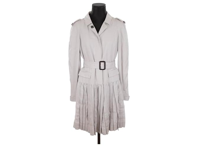 Burberry Robe gris Viscose  ref.1398743