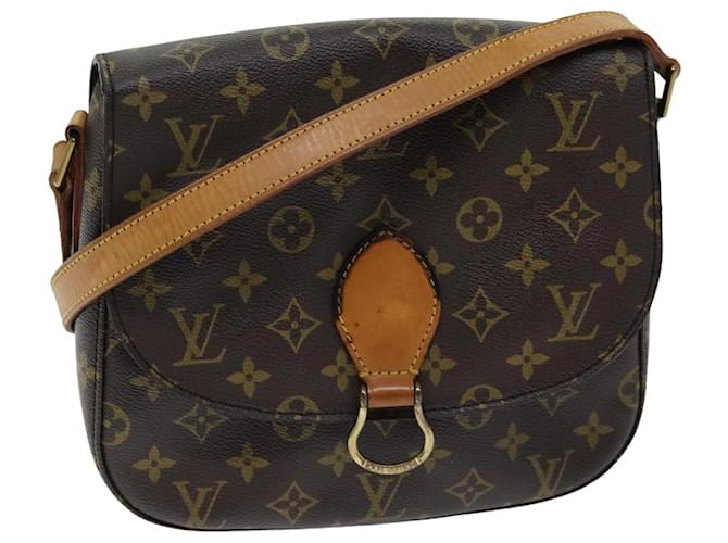 LOUIS VUITTON Monogram Saint Cloud GM bolsa de ombro M51242 Autenticação de LV 75722 Monograma Lona  ref.1398752