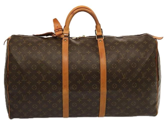 Louis Vuitton Monograma Keepall 60 Boston Bag M41422 LV Auth am6273 Lona  ref.1398756
