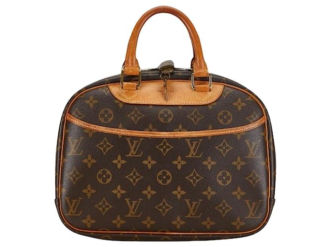 Louis Vuitton Trouville Marrone Tela  ref.1398839