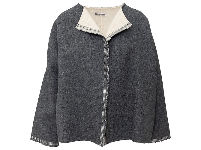 Autre Marque Dušan Wolljacke Grau