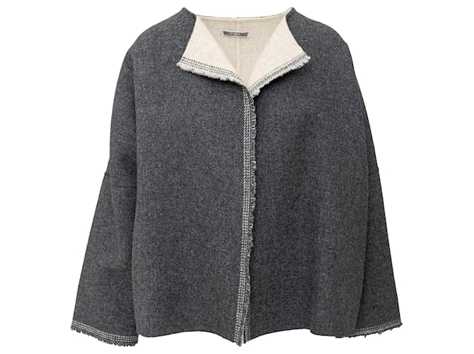 Autre Marque Veste en laine Dušan Gris  ref.1398843