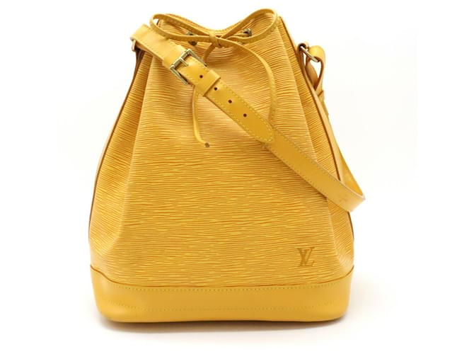 Noe Louis Vuitton Noé Yellow Leather  ref.1399088
