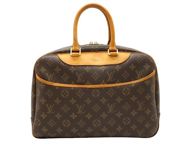 Louis Vuitton Deauville Brown Cloth  ref.1399540