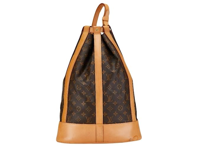 Louis Vuitton Randonnée Brown Cloth  ref.1399555
