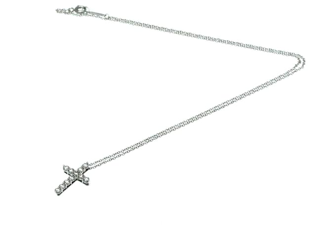 Tiffany & Co Croix Silber Platin  ref.1399620