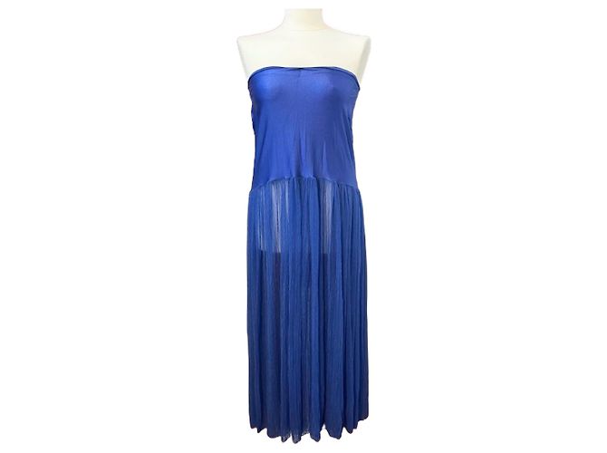 Vestido Nicole Olivier Azul de Nylon