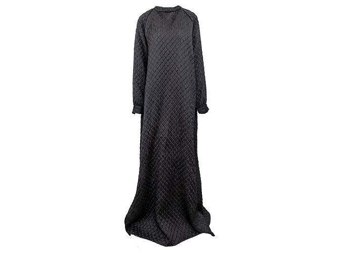 Autre Marque Langes Steppkleid „Dušan“ Schwarz