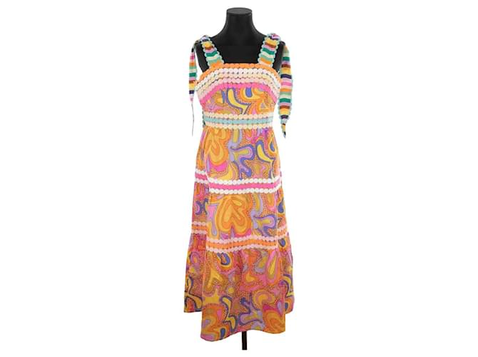 Autre Marque vestido de algodón Multicolor  ref.1399659