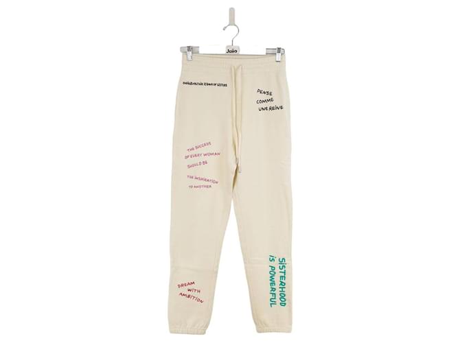 Zadig & Voltaire pantalones deportivos de algodón Beige  ref.1399660