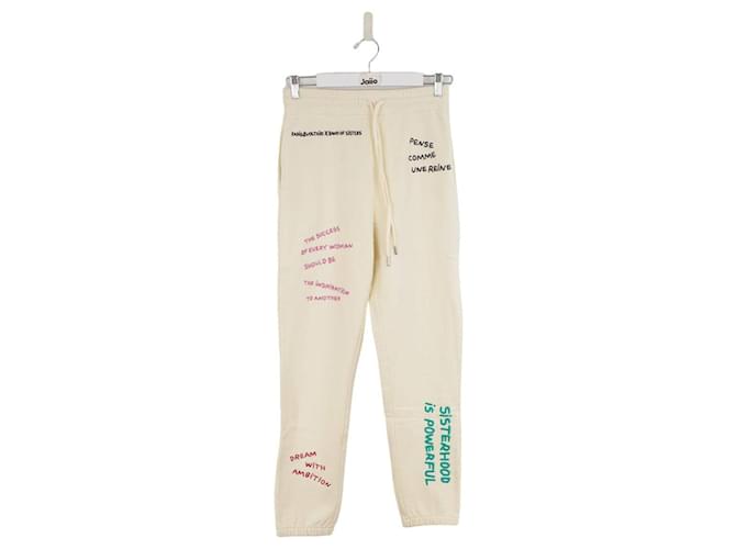 Zadig & Voltaire pantalones deportivos de algodón Beige  ref.1399661