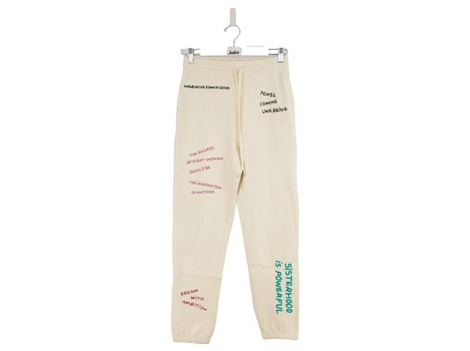 Zadig & Voltaire pantalones deportivos de algodón Beige  ref.1399662