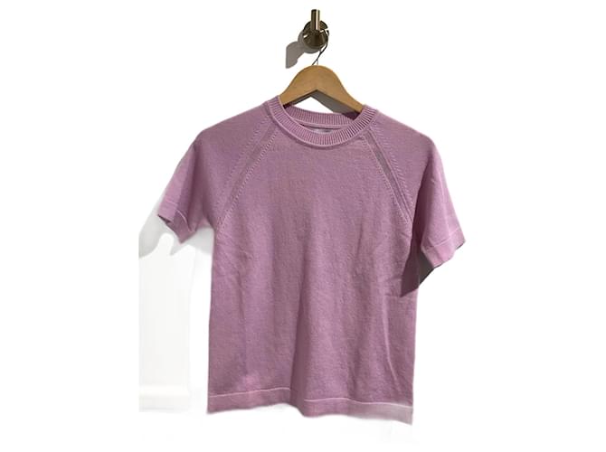 BARRIE  Knitwear T.International S Cashmere Purple  ref.1399696