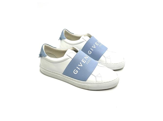 Baskets Givenchy Blue Leather  ref.1399787