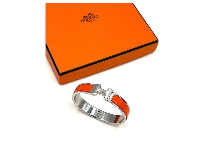 Pulsera HERMÈS Naranja Oro amarillo  ref.1399880