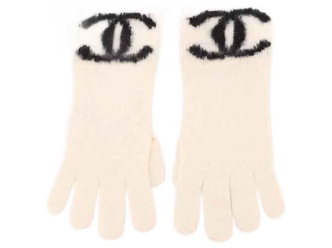 Gants CHANEL Cachemire Noir  ref.1399919