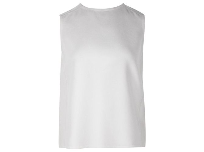 Hermès Hermes Double Face Vest in Light Blue Grey Cashmere