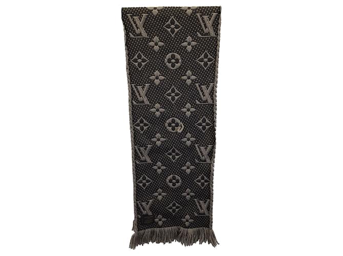 Lenço de inverno Louis Vuitton Monogram LV em lã marrom  ref.1400049