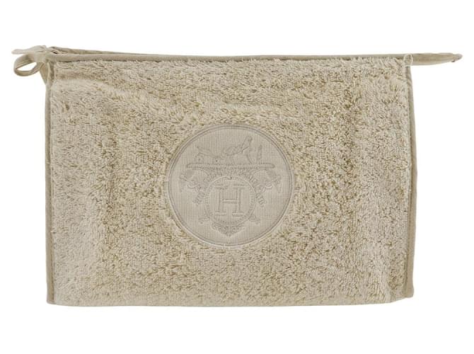 Hermès Hermes Cotton Cosmetic Pouch  Cotton Vanity Bag in Good condition  ref.1400127