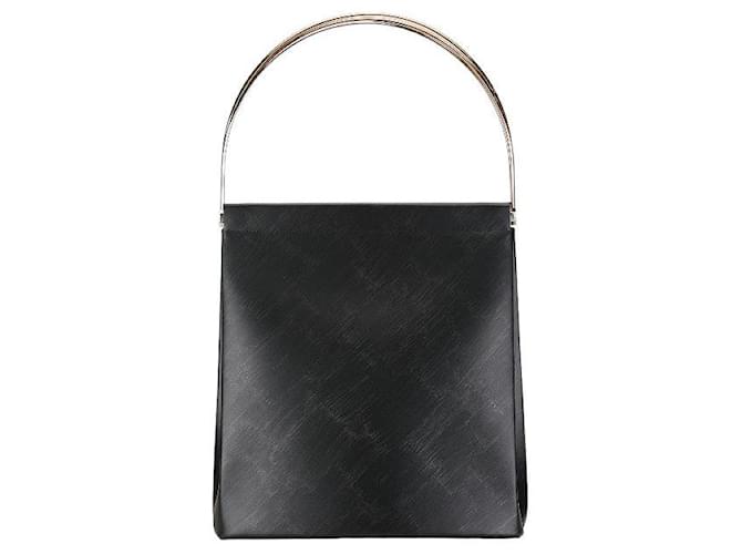 Sac à main en cuir tricolore Cartier Trinity en très bon état Noir  ref.1400196