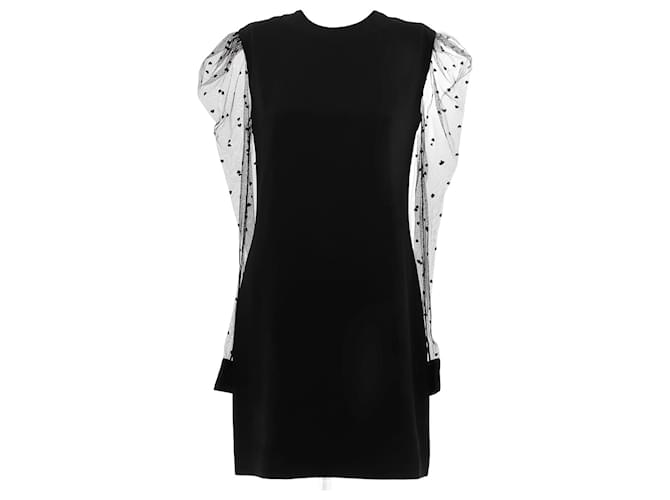 SAINT LAURENT  Dresses T.fr 36 polyester Black  ref.1400247