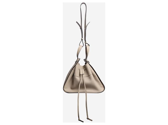 Loewe Neutral hammock drawstring leather cross-body bag  ref.1400300