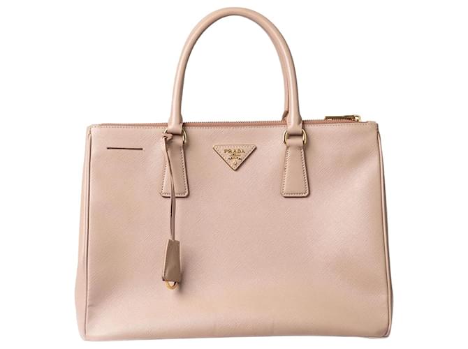 Prada Blush pink medium Saffiano leather Galleria top handle bag  ref.1400302
