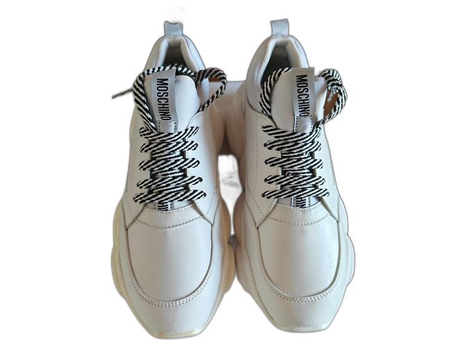 Moschino Sneaker Teddy Weiß