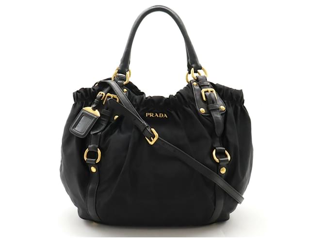 Jacquard Prada Synthétique Noir  ref.1400607