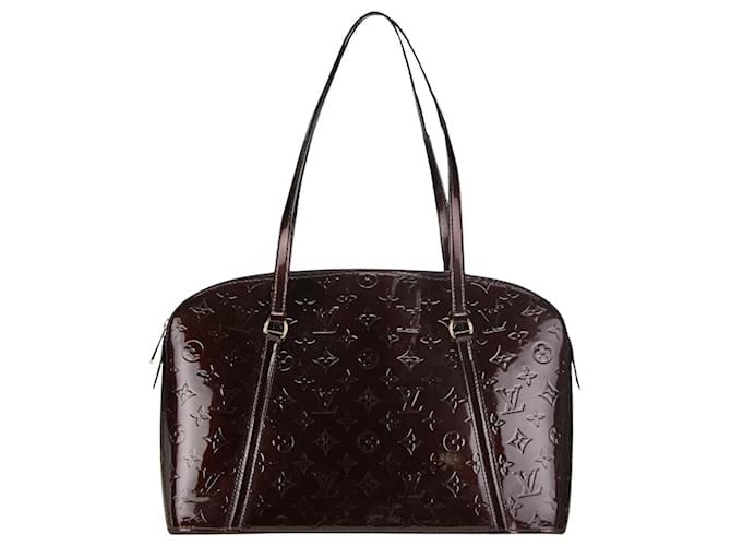 Louis Vuitton Avalon Bordeaux Couro envernizado  ref.1400667